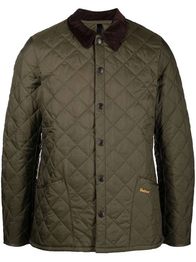 Heritage Liddesdale Quilted Padding Olive - BARBOUR - BALAAN 2