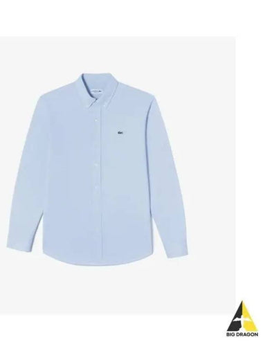 Men s Jersey Solid Shirt Light Blue - LACOSTE - BALAAN 1