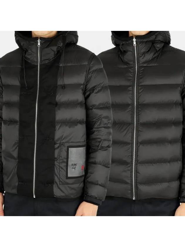 Reversible Hooded Padding Jacket Black - TEN C - BALAAN 2