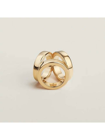 Mini Trio Twilly Ring Gold - HERMES - BALAAN 1