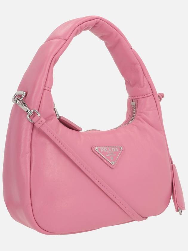 Soft Padded Nappa Leather Mini Bag Pink - PRADA - BALAAN 4