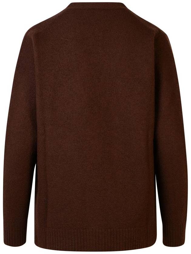 Jil Sander Brown Wool Cardigan - JIL SANDER - BALAAN 3