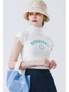 Montbird mock neck cap sleeve knit WHITE - MONBIRDIE GOLF - BALAAN 6