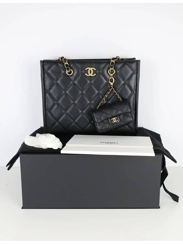 Small Black Caviar Gold Plated AS4940 - CHANEL - BALAAN 10