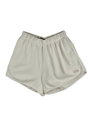 Women's Rugby Shorts White Sand - STUSSY - BALAAN 1