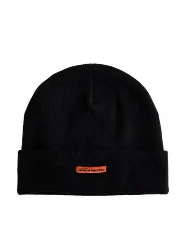 HMLC006F23KNI001 1000 Classic Logo Beanie - HERON PRESTON - BALAAN 1