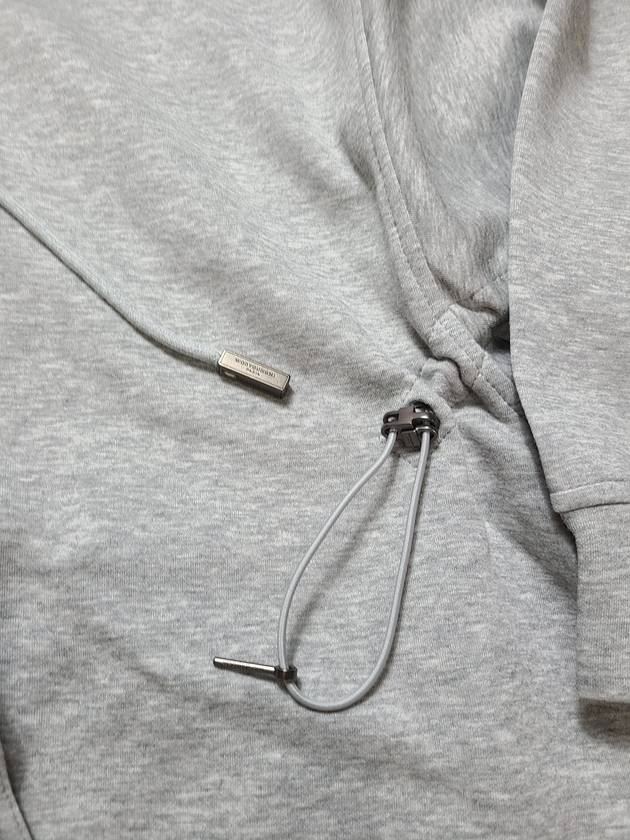 Gray Sleeve String Detail Hooded Sweatshirt W241TS31745G - WOOYOUNGMI - BALAAN 7