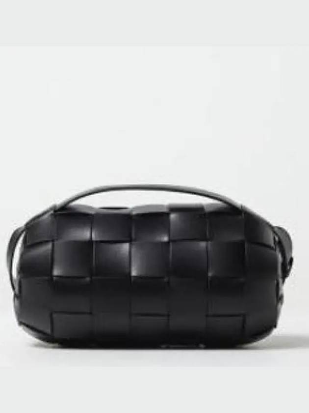 Boombox Small Calfskin Cross Bag Black - BOTTEGA VENETA - BALAAN 2