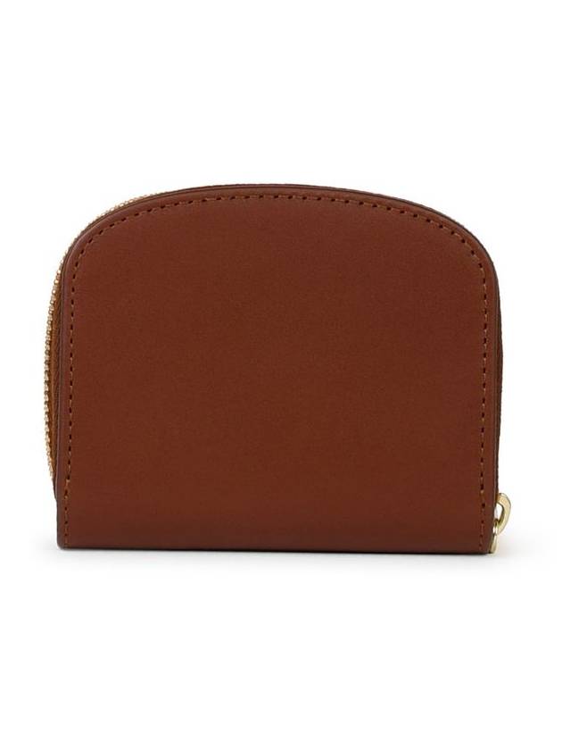 Half Moon Card Coin Wallet Brown - A.P.C. - BALAAN 3