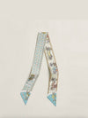 Les Voitures Nouvelles Twilly Scarf Blue Beige - HERMES - BALAAN 2