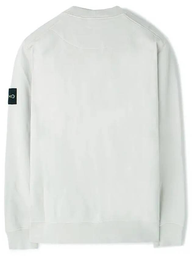 Compass Patch Crew Neck Sweatshirt Beige - STONE ISLAND - BALAAN 3