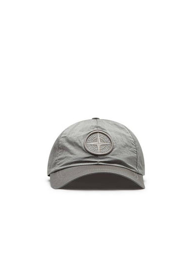 Embroidered Logo Nylon Metal Ball Cap Grey - STONE ISLAND - BALAAN 1