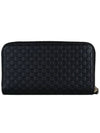 Microshima Zipper Long Wallet Black - GUCCI - BALAAN 1