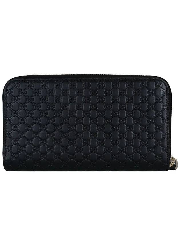 Microshima Zipper Long Wallet Black - GUCCI - BALAAN 1