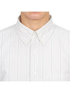 Oxford Armband Stripe Long Sleeve Shirt Grey - THOM BROWNE - BALAAN 9