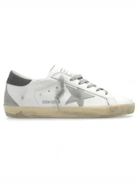 Superstar Leather Low Top Sneakers Grey White - GOLDEN GOOSE - BALAAN 2