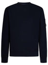 Lens Wappen Cotton Sweatshirt Navy - CP COMPANY - BALAAN 2