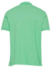 Pique Stretch Cotton Short Sleeve Polo Shirt Green - STONE ISLAND - BALAAN 3