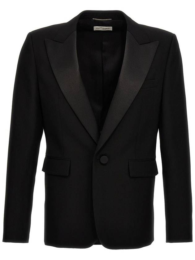 Suit Jacket 780354Y512W 1000 Black - SAINT LAURENT - BALAAN 2