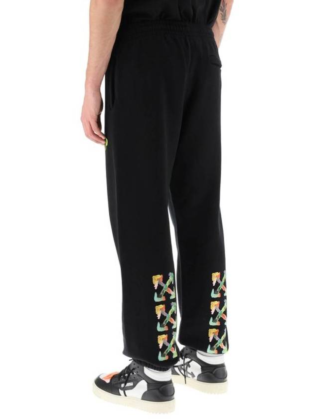 Men's Brush Arrow Track Pants Black - OFF WHITE - BALAAN 4