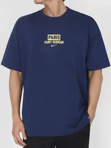 Short sleeved T shirt Paris Saint Germain Max 90 HF0825 410 Domestic product GQN124082833606 - NIKE - BALAAN 1