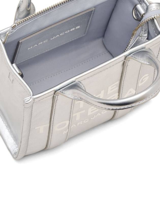 The Metallic Leather Cross Bag Silver - MARC JACOBS - BALAAN 6