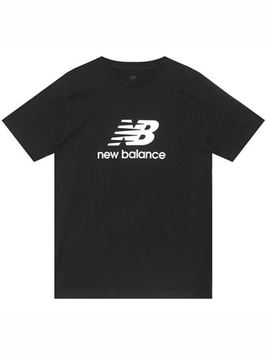 Genuine NB stack logo tee MT41502BK - NEW BALANCE - BALAAN 1