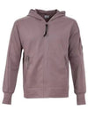 Diagonal raised fleece hoodie - CP COMPANY - BALAAN 2