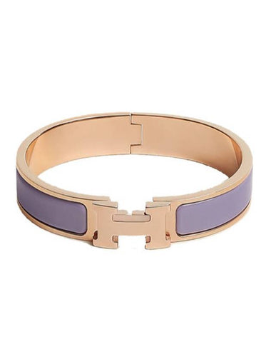 Clic H Bracelet Rose Gold - HERMES - BALAAN 1