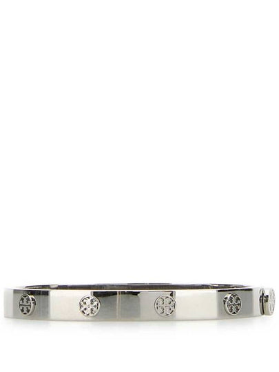 Miller Hinged Stud Bangle Bracelet Silver - TORY BURCH - BALAAN 2