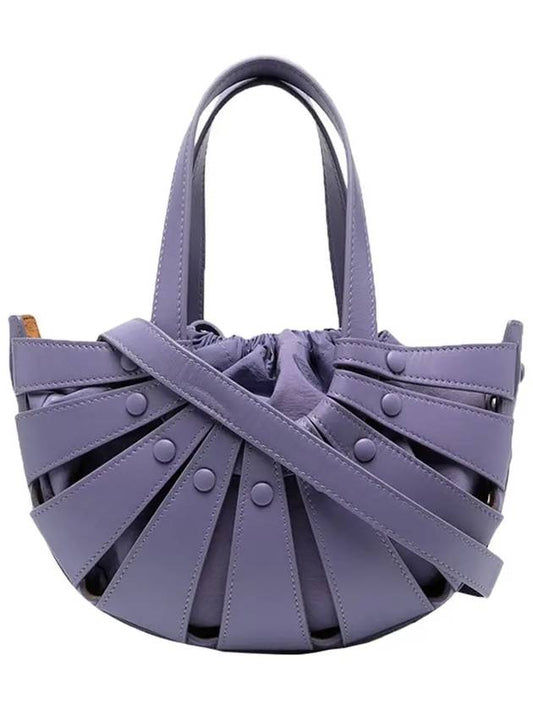 Shell Cut-out Tote Bag Purple - BOTTEGA VENETA - BALAAN 2