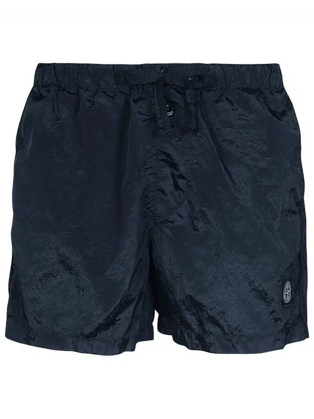 Wappen Patch Nylon Metal Swim Shorts Navy - STONE ISLAND - BALAAN 3