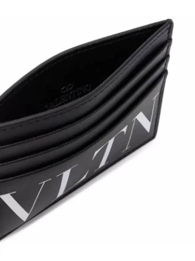 VLTN Logo Card Wallet Black - VALENTINO - BALAAN 5