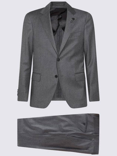 Lardini Grey Wool Suits - RVR LARDINI - BALAAN 1