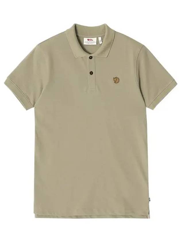 Men's OVIK Polo Shirt Sand Stone - FJALL RAVEN - BALAAN 3