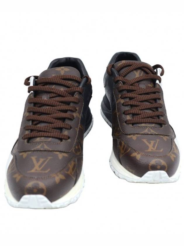 Men s Louis Vuitton 1A3N7R Monogram Canvas Runaway Sneakers 5 gt Gangbuk used luxury goods - LOUIS VUITTON - BALAAN 1