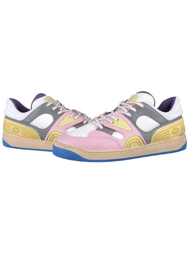 Basket Sneakers Pink - GUCCI - BALAAN 3