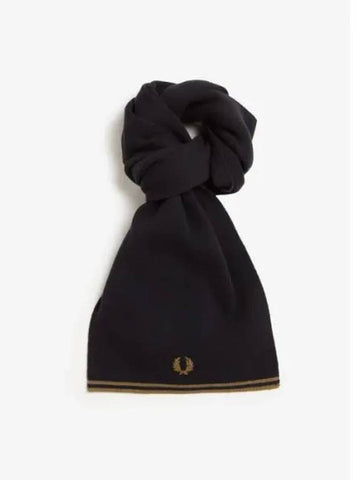 Fred Perry Twin Tip Merino Wool Scarf Q27 CFPU2239152 - FRED PERRY - BALAAN 1