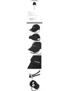 La Casquette Artichaut Fringe Metal Logo Ball Cap Black - JACQUEMUS - BALAAN 4