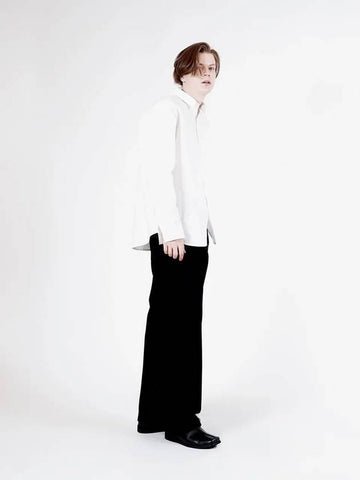 Unisex SCTPT two tuck banding cotton pants black - CHANCE'S NOI - BALAAN 1