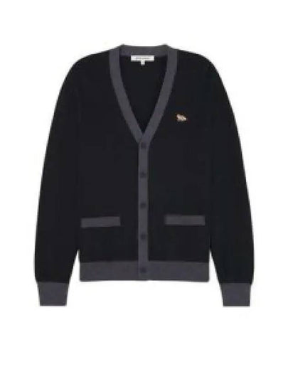 Baby Fox Patch Regular Cardigan Black - MAISON KITSUNE - BALAAN 2