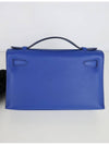 Blue Electric Swift Kelly Pochette Gold U - HERMES - BALAAN 3