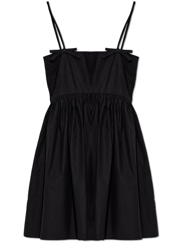 Ganni Strappy Dress, Women's, Black - GANNI - BALAAN 1