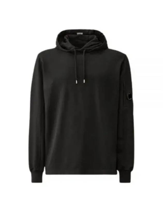 Light Fleece Hoodie Black - CP COMPANY - BALAAN 2