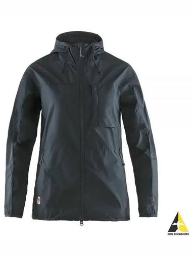 Women s High Coast Wind Jacket Navy 83516560 W - FJALL RAVEN - BALAAN 1