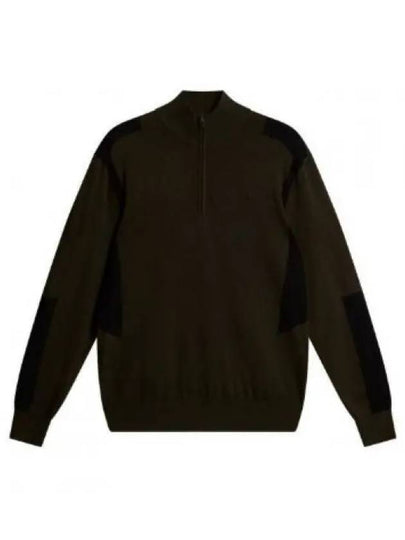 Men s Kendrick Knit Zip Up Sweater Forest Green - J.LINDEBERG - BALAAN 2