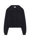 Snack Alpaca Blend Cardigan Black - LEMAIRE - BALAAN 1