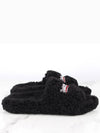 Wave logo furry slide 40 255 260 - BALENCIAGA - BALAAN 7