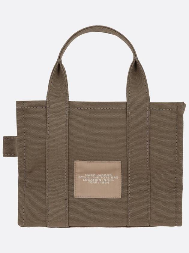 Logo Small Canvas Tote Bag Khaki - MARC JACOBS - BALAAN 4