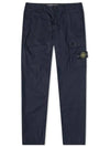 Wappen Patch Cotton Straight Pants Navy - STONE ISLAND - BALAAN 2